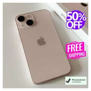 Apple iPhone 13 débloqué - 128 Go et 256 Go - Bleu nuit, rose, vert - Photo 1 sur 8