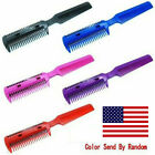 Professional Hair Thinning Hair Shaper Razor Comb W/ Blades Hair Cutter Comb US