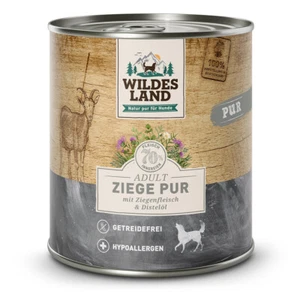 Wildes Land - Ziege mit Distelöl - 6 x 800 g - Hundefutter - Bild 1 von 4
