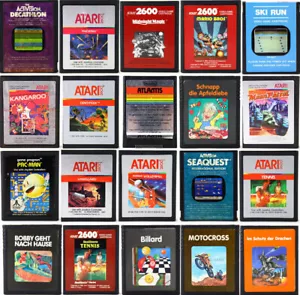 Atari 2600 Module Spiele Klassiker Konvolut Sammlung NUR Modul Gut zum Auswählen