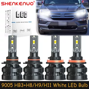 For Honda Pilot 2006-2018 Combo 9005+H11 LED Headlights Bulbs High Low Beam Z8 - Picture 1 of 18