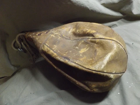 Antique Sporting Equipment SPAULDING #2 Leather Boxing Punching Speed Bag Cover