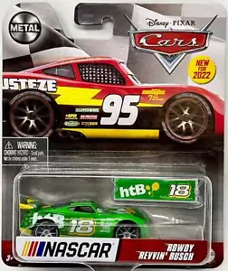 Tarjeta Disney Pixar NASCAR Rowdy Revvin Busch NUEVA 2022 #18 “Se envía en una caja” - Imagen 1 de 2