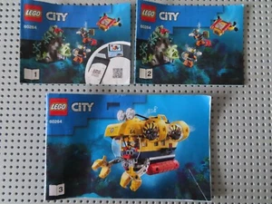 LEGO 60264 City Oceans Meeresforschungs-U-Boot kpl. + Anleitung + Figuren - Bild 1 von 10