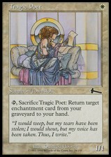 Magic the Gathering MTG Tragic Poet (24) Urza's Legacy   LP