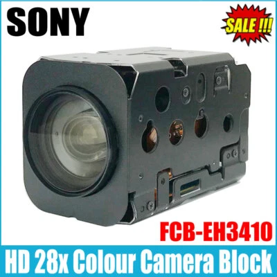 SONY FCB-EH3410 HD 720P 28x Colour Camera Block 1/4-type Exmor CMOS Image Sensor - Image 1 of 3
