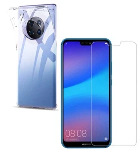 VERRE TREMPÉ + COQUE ANTICHOC TRANSPARENTE Pour HUAWEI MATE 30 PRO PROTECTION - Photo 1 sur 11
