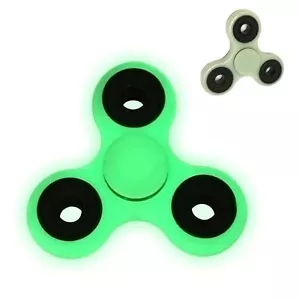 Glow in the Dark Fidget Spinner No More Stress - 1x con colore e design casuali - Foto 1 di 3