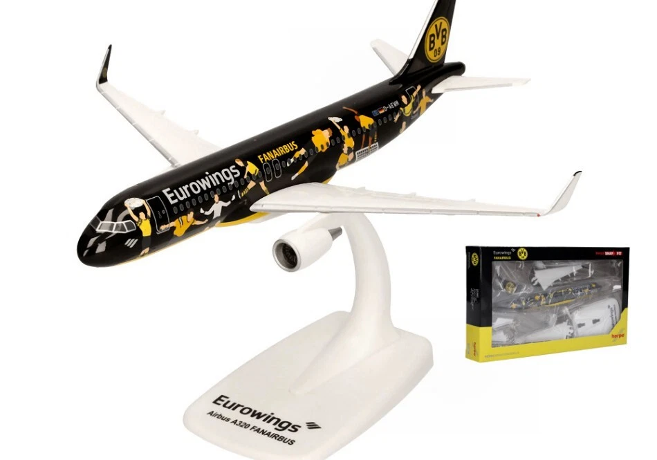 Modellino aerei di linea Herpa EUROWINGS AIRBUS 320 modellismo statico collez... - Immagine 1 di 1