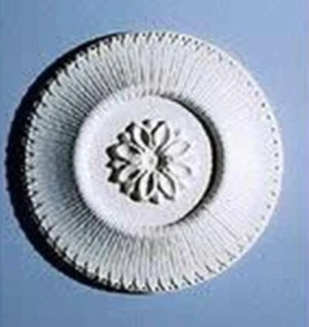 Dollhouse Miniatures - Ceiling Center Flower Medallion Architectural Applique - Picture 1 of 1