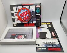 NBA Jam Super Nintendo SNES COMPLETE ALL INSERTS NEAR MINT WOW CONDITION 
