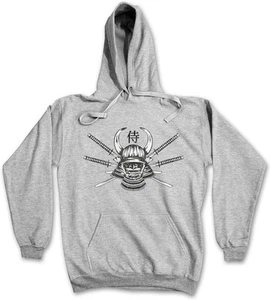SAMURAI II HOODIE KAPUZENPULLOVER Samurai Ninja Japan Krieger Schwert Dakana Rüstung - Bild 1 von 1