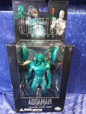 DC Direct 2008 Alex Ross Justice MIB Series 7 Armored Aquaman - Image 1 of 3
