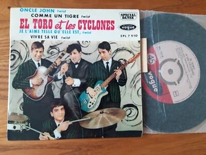 EL TORO & LES CYCLONES Oncle John FRENCH EP VOGUE EPL. 7910 LANGUETTE + CENTREUR - Bild 1 von 3