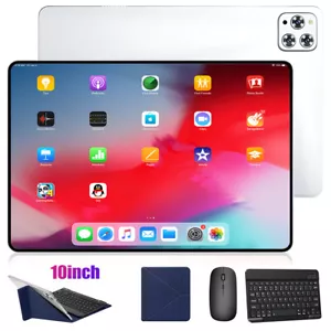 2 in 1 10.1 inch Android 12 Tablet 64GB WIFI Kids Tablet with Keyboard & Mouse - Picture 1 of 14