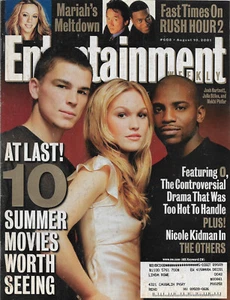 Entertainment Weekly August 10 2001 Josh Hartnett Julia Stiles Mekhi Phifer - Imagen 1 de 3