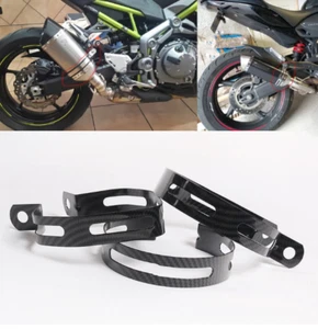 1Set Motorcycle Exhaust Pipe Muffler Holder Clamp Fixed Ring Support Bracket - Picture 1 of 2