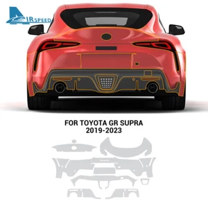 Rear Bumper Precut Paint Protection Film Clear PPF For Toyota GR Supra 2019-2023 - Picture 1 of 9