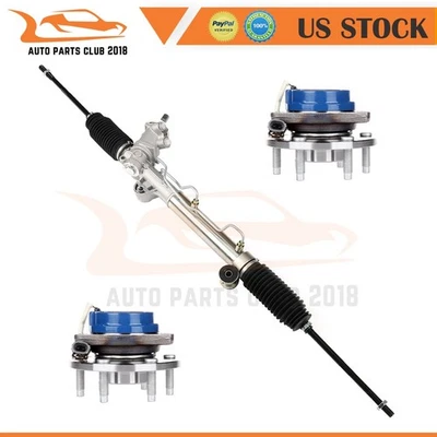 3 Pcs Steering Rack And Pinion + 2 Wheel Hub Bearing For Buick Terraza 2006-2007 — 第 1/4 张图片