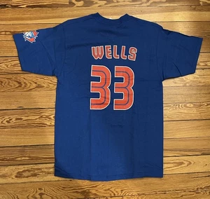 Vintage NWT David Wells #33 Toronto Blue Jays MLB Pro Player T-Shirt USA Medium - Picture 1 of 7