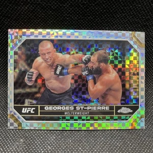 2024 Topps Chrome UFC #68 Georges St-Pierre X-Fractor - Picture 1 of 2