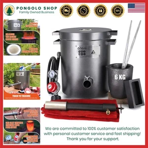 Kit de horno de fusión de lujo - Fundición de propano 1300 °C para metalurgia artística - Imagen 1 de 11