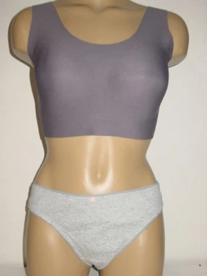 Victoria's Secret Gray Sport Bra bikini undie set-L NEW - Image 1 of 4