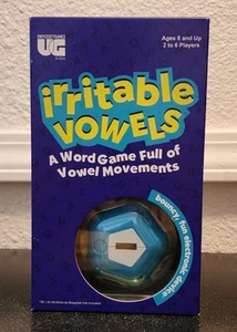 University Game Irritable Vowels Family Word Game With Electronic Device & 2 To - Picture 1 of 2