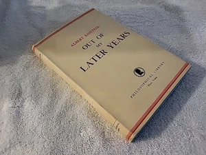 OUT OF MY LATER YEARS - Albert Einstein - Hardcover - 1950 Philosophical Library - Foto 1 di 5