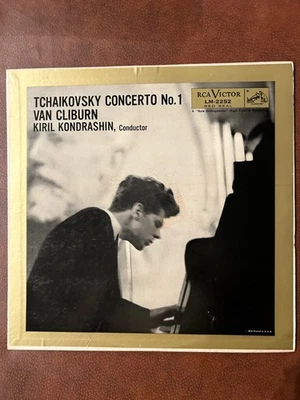 Tchaikovsky/Van Cliburn Kondrashin-Concerto No. 1 Mono EX LM-2252 Vinyl 12'' - Image 1 of 3