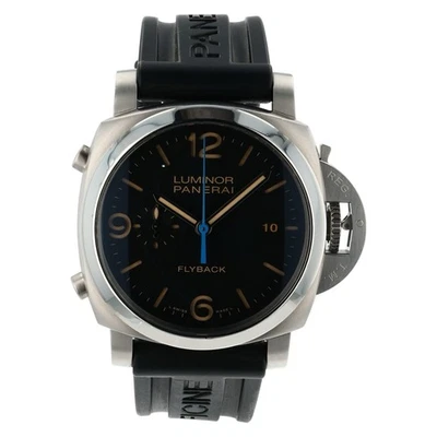 Panerai Luminor Flyback Black Dial Stainless 44mm Automatic Men’s Watch PAM00524 - Image 1 of 4