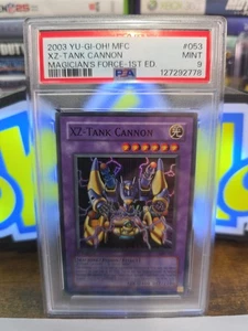 PSA 9 YuGiOh XZ-Tank Cannon MFC-053 1st Edition Magician's Force MINT - Picture 1 of 12