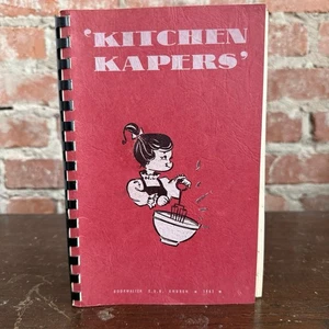VTG Kitchen Kapers Cookbook Bookwalter United Methodist Church KNOXVILLE TN 1962 - Imagen 1 de 3