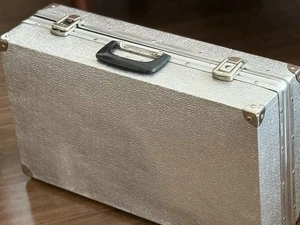 Rimowa 1950s Vintage Silver Trunk Case Suitcase - Picture 1 of 10