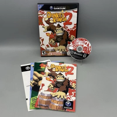 Donkey Konga 2 (Nintendo GameCube) COMPLETO EN CAJA - RESTAURADO - EXCELENTE Foto 1 de 4
