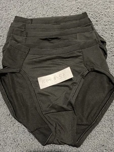 4er Pack Hanes X-Tem Damen Slips Größe 5/S (36-37") (n#57) schwarz, Mikrofaser - Bild 1 von 4