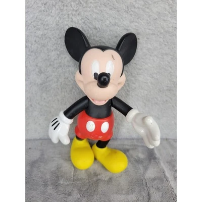 Figura de juguete de Mickey Mouse de colección personaje clásico de Disney zapatos cortos rojos 7" Foto 1 de 4