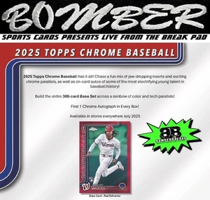 Cleveland Guardians 2025 Topps Chrome Baseball Hobby 4-Box Break 1 - Picture 1 of 1