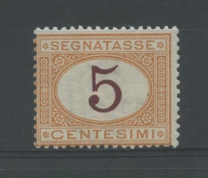 REGNO 1870 TASSE C.5 OCRA 4 ** CERT. - Picture 1 of 1