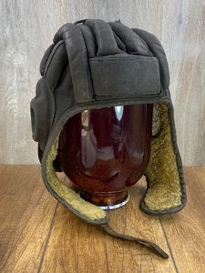 Casco de invierno tanque militar vintage original era soviética URSS - Imagen 1 de 16