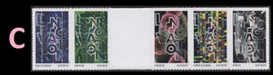 US 5514-5518 5518a Innovation F vert gutter strip 5 C MNH 2020 - Picture 1 of 1