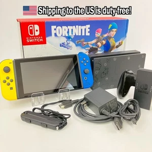 Nintendo Switch HAC-001(-01) Console Fortnite Edition No Code Ship From US 036 - Picture 1 of 22