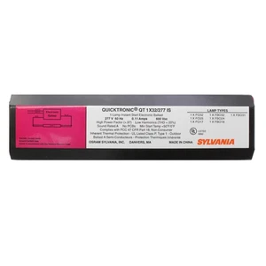 SYLVANIA QT1X32/277-IS BALASTRO ELECTRÓNICO, 1 LÁMPARA, FO32 32W, FOB32 32W, T8, 277V - Imagen 1 de 4