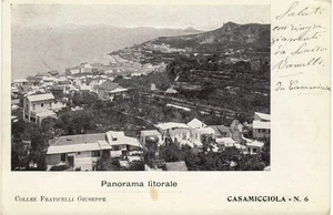 3250 01 NAPOLI CASAMICCIOLA TIMBRO PIROSCAFO POSTALE VITTORIA - Picture 1 of 2