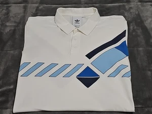 Adidas Originales Archivo Ivan Lendl Retro Tenis Polo Talla Grande - Imagen 1 de 14