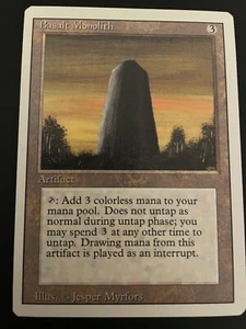 Basalt Monolith Revised NM Magic Karte MtG, Mana Artifact Artefakt - Bild 1 von 1