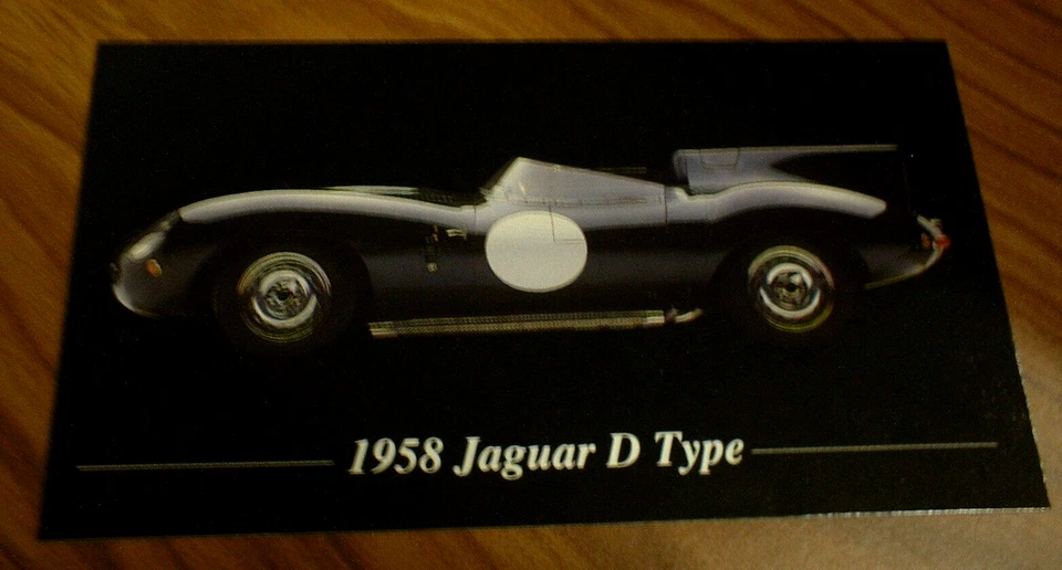 1958 JAGUAR D TIPO FOTO IMPRESSÃO ÍMÃ-CAIXA DE FERRAMENTAS, GELADEIRA-58 DTYPE RACING★★ - Imagem 1 de 1