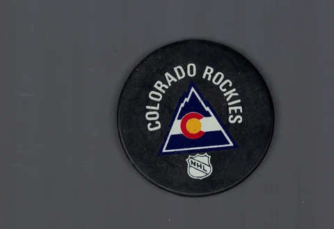 Vintage Cleveland Barons 1980's Inglasco Hockey Puck Cover