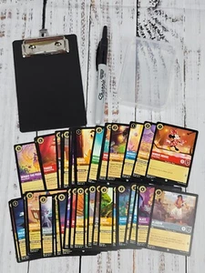 Disney World Autograph Kit (Lorcana Cards, Mini Clipboard, Clickable Sharpie) - Picture 1 of 7