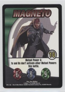 2000 The X-Men Movie Trading Card Game Magneto #124 2nw